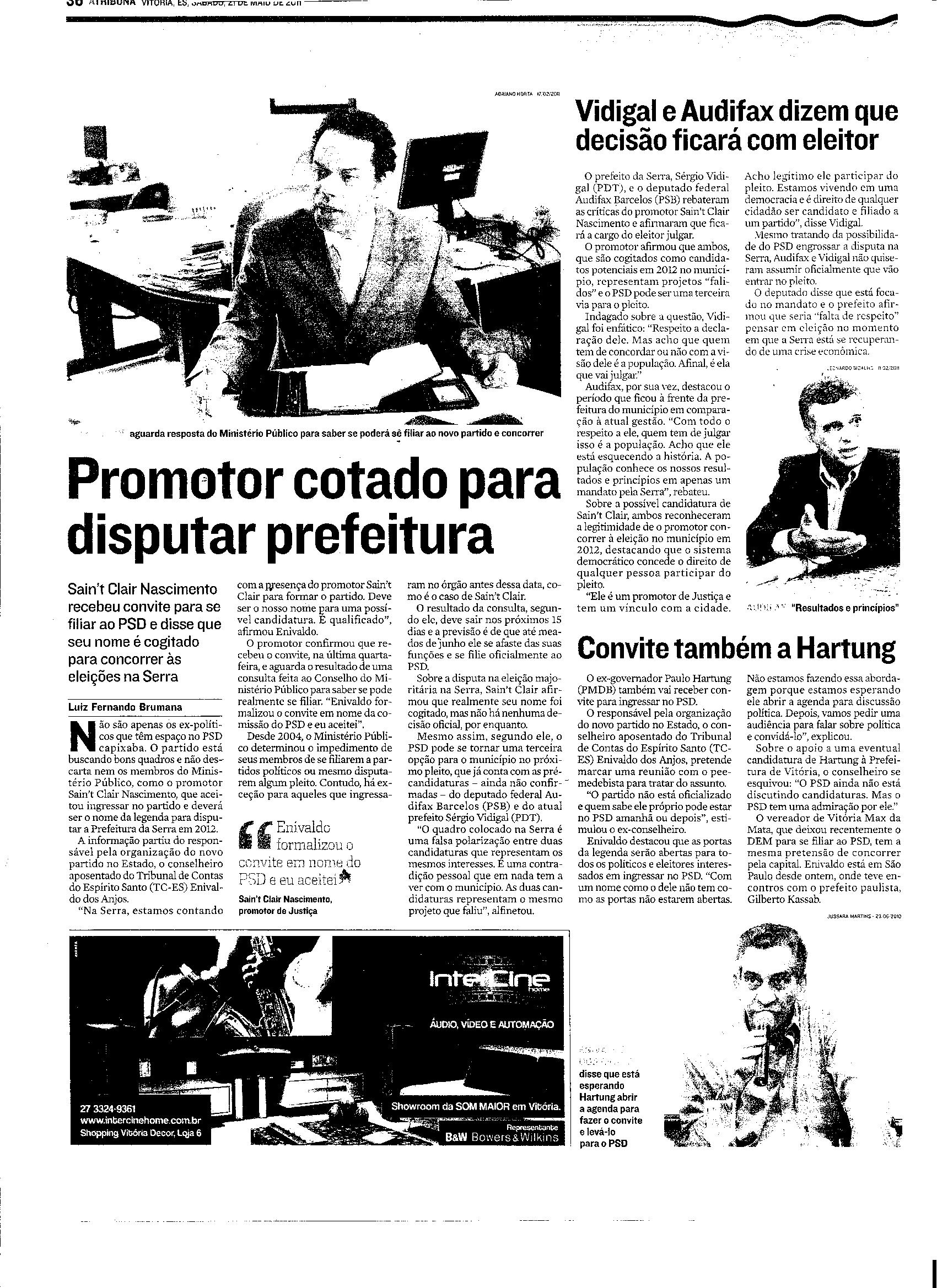 Promotor cotado para disputar prefeitura