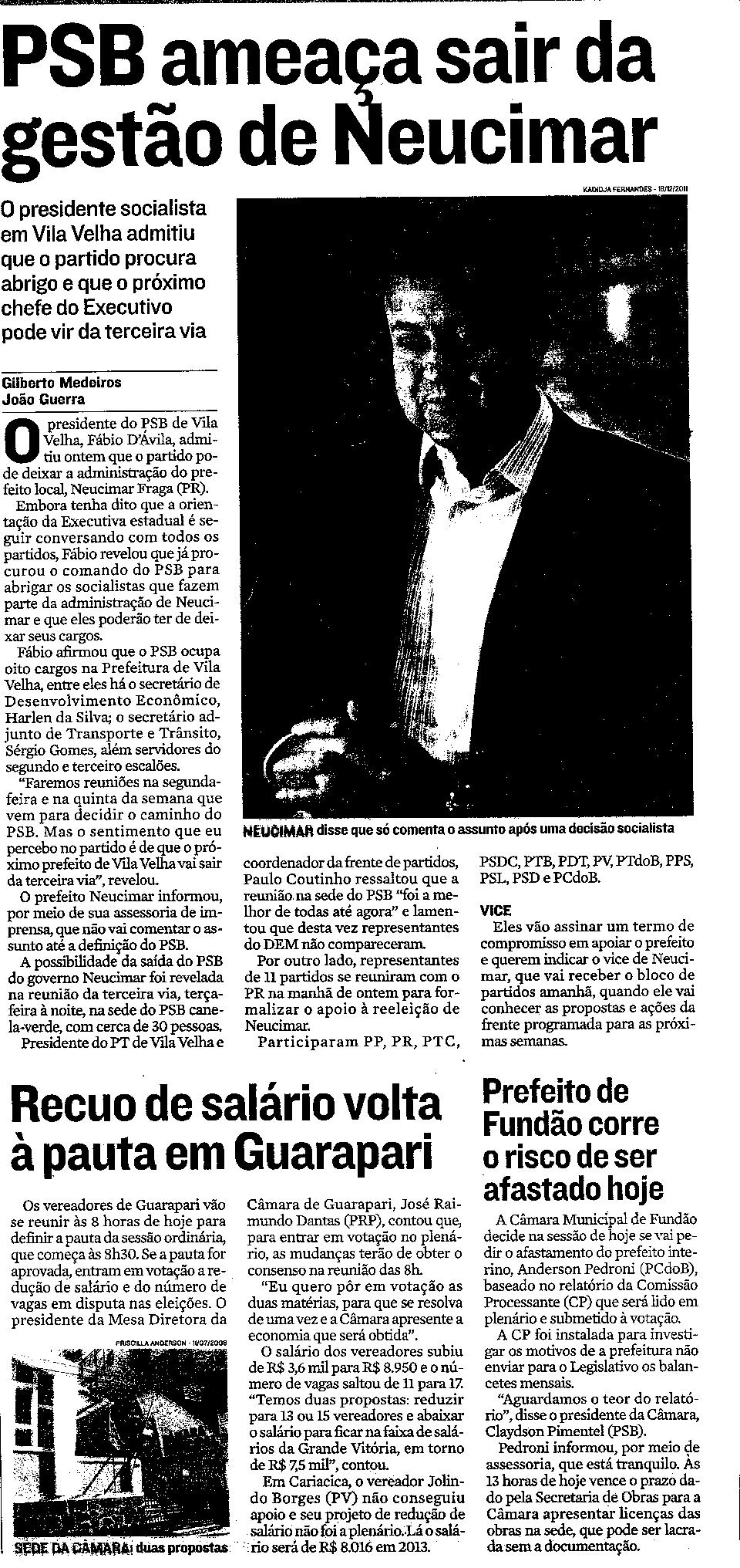 PSB quer manter parceria com PT