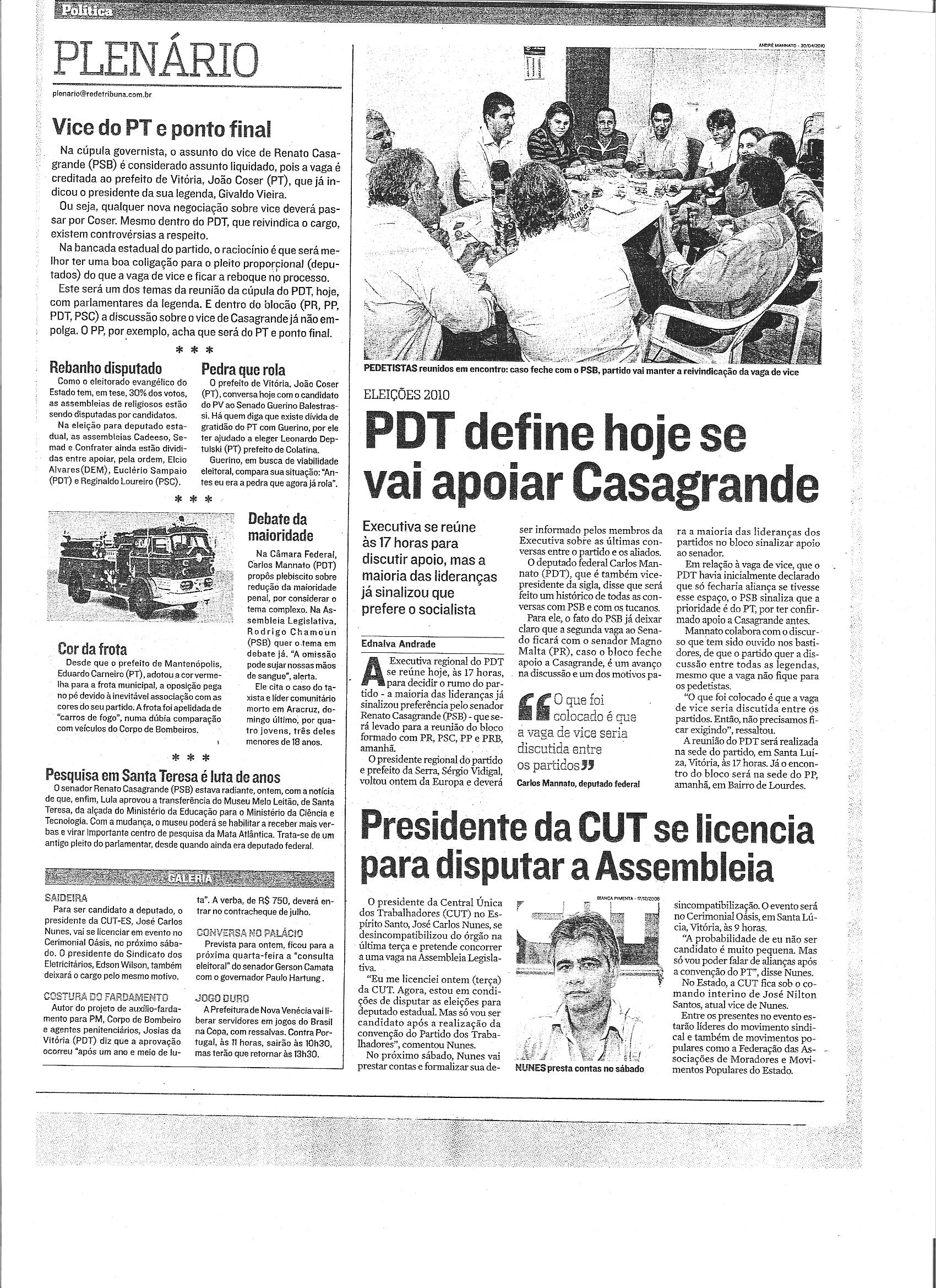 Governador e vice: um intervalo de paz que durou até demais