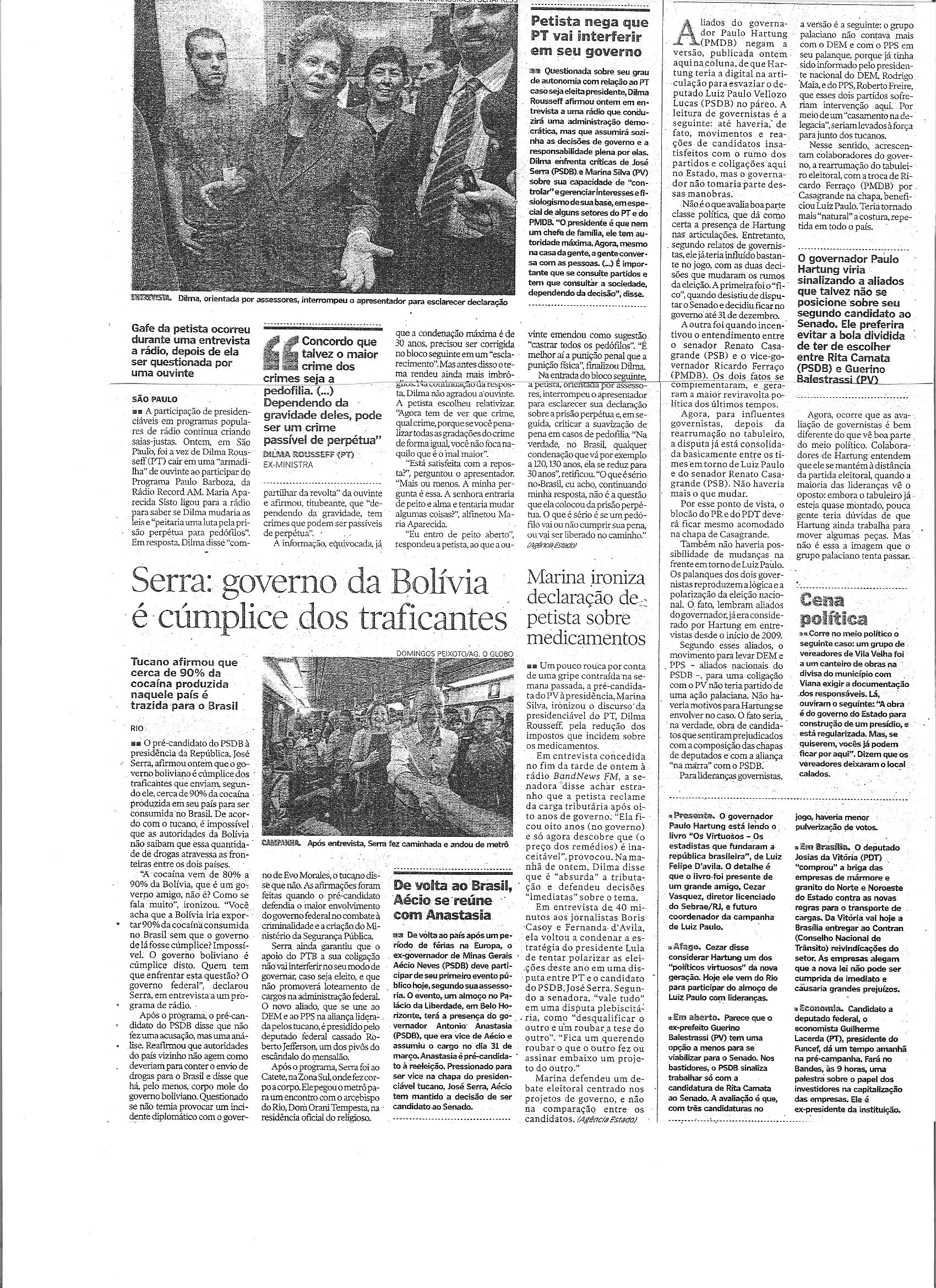 Dilma fica dividida entre católicos e mães de santo