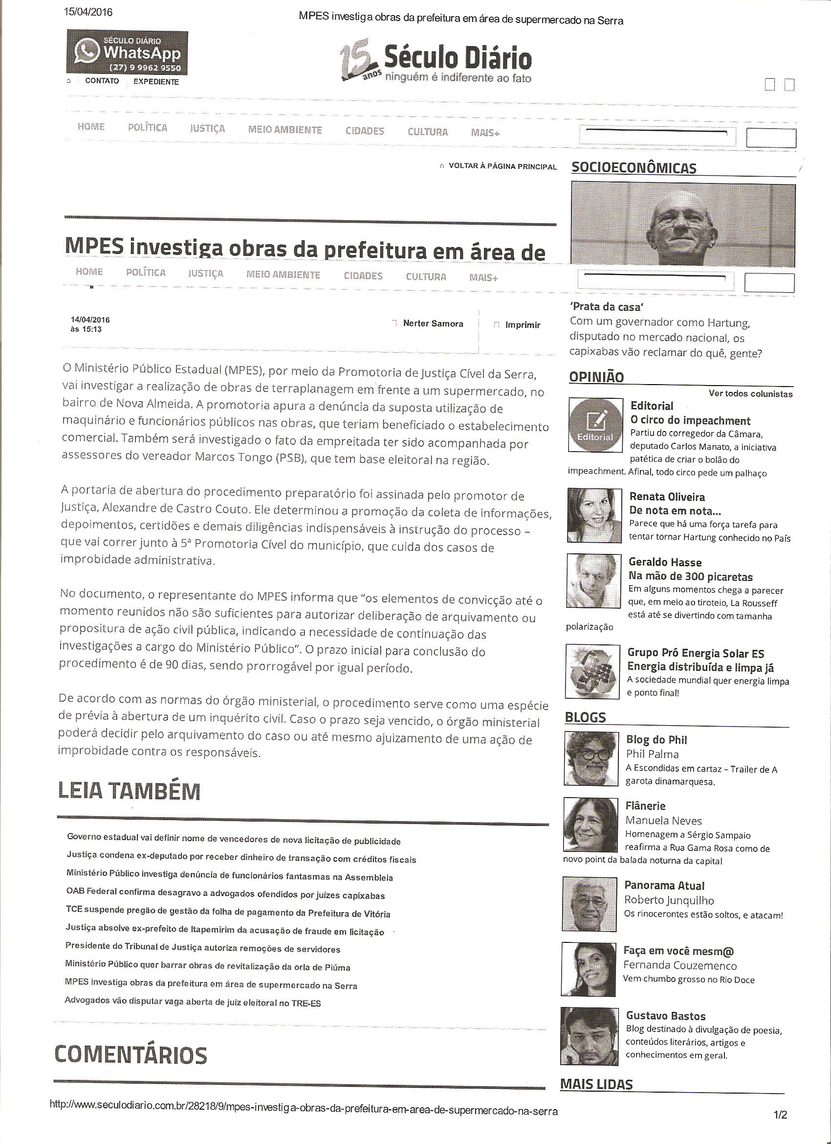 PORTAL SECULO DIARIO