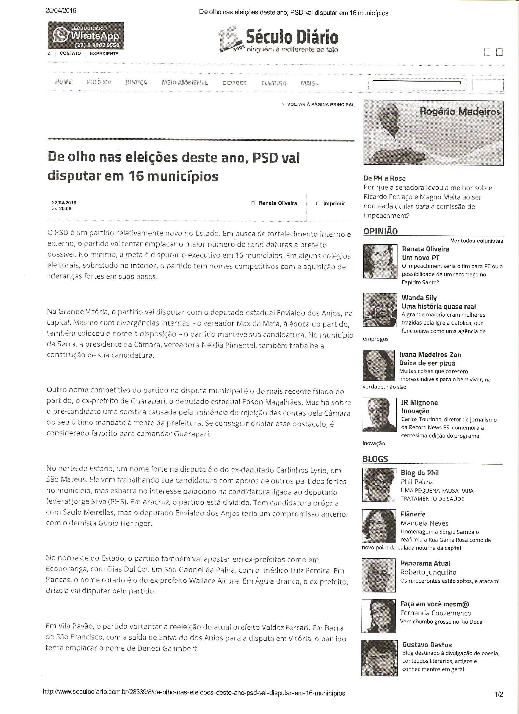 PORTAL SECULO DIARIO