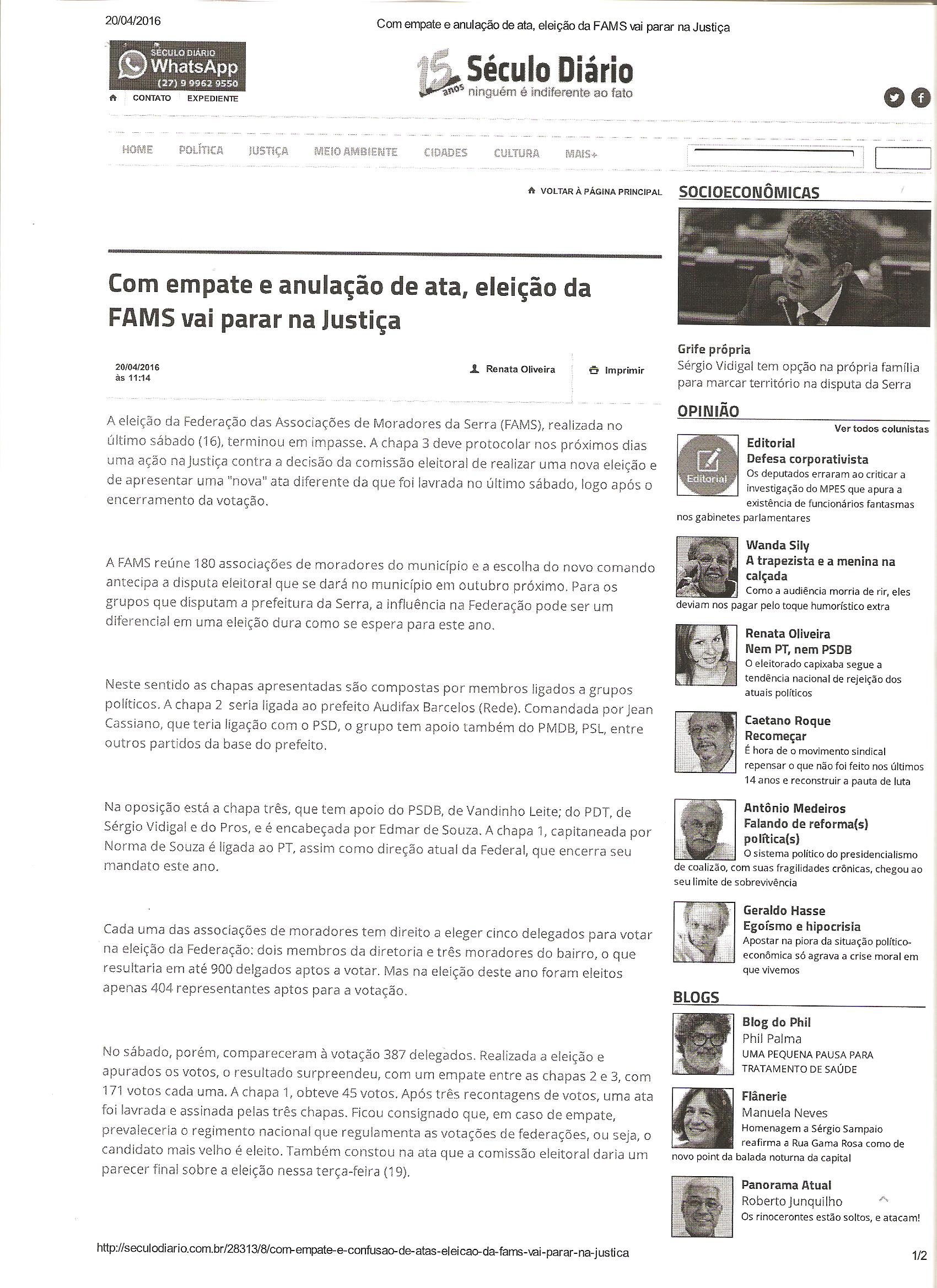 PORTAL SECULO DIARIO
