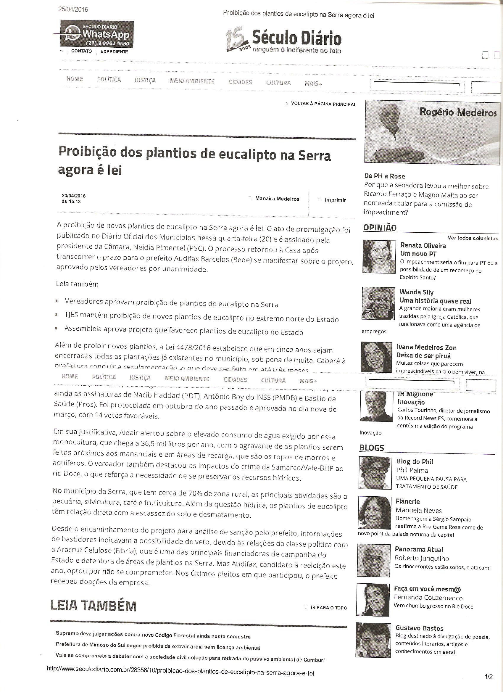 PORTAL SECULO DIARIO