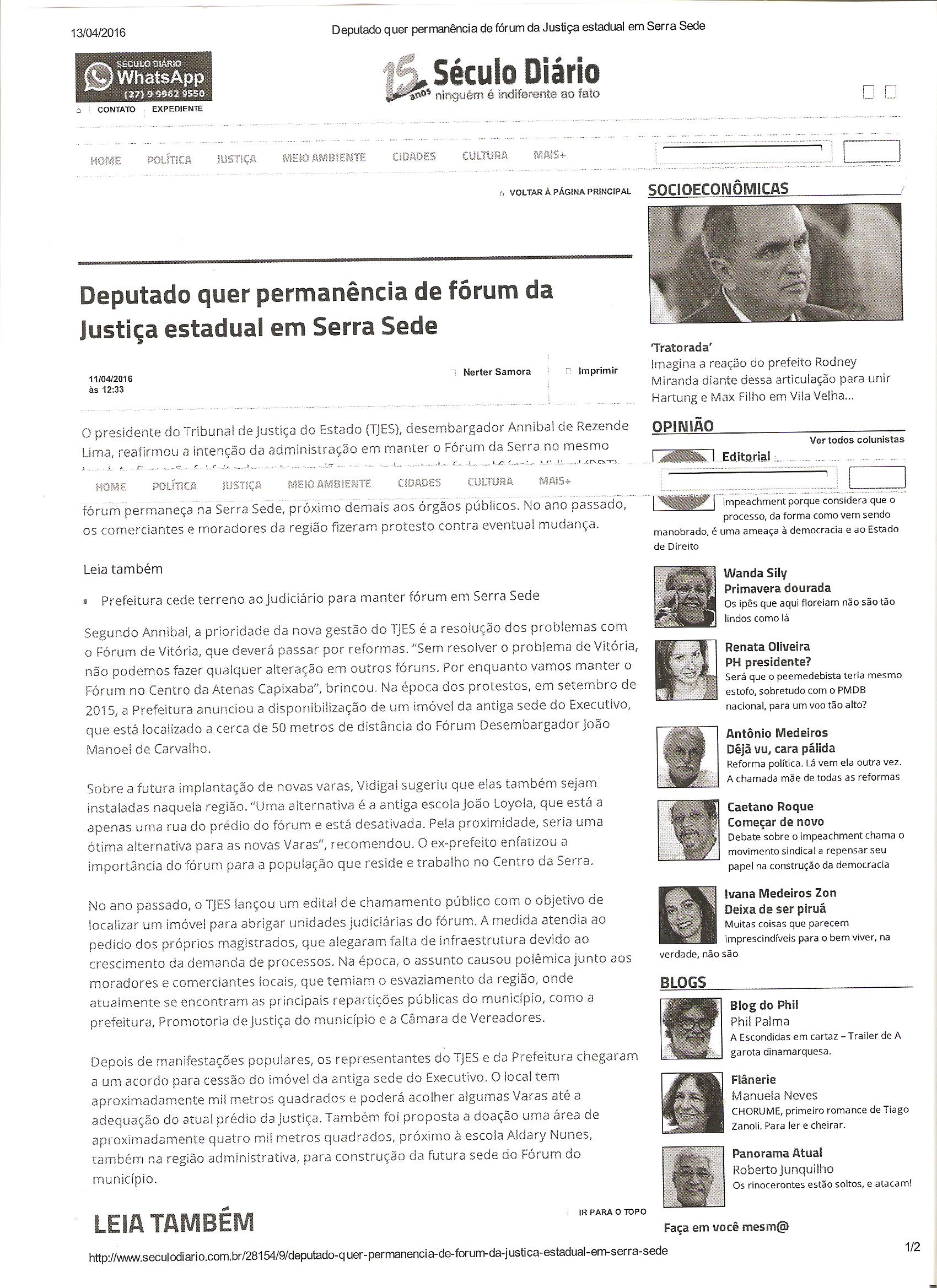 PORTAL SECULO DIARIO