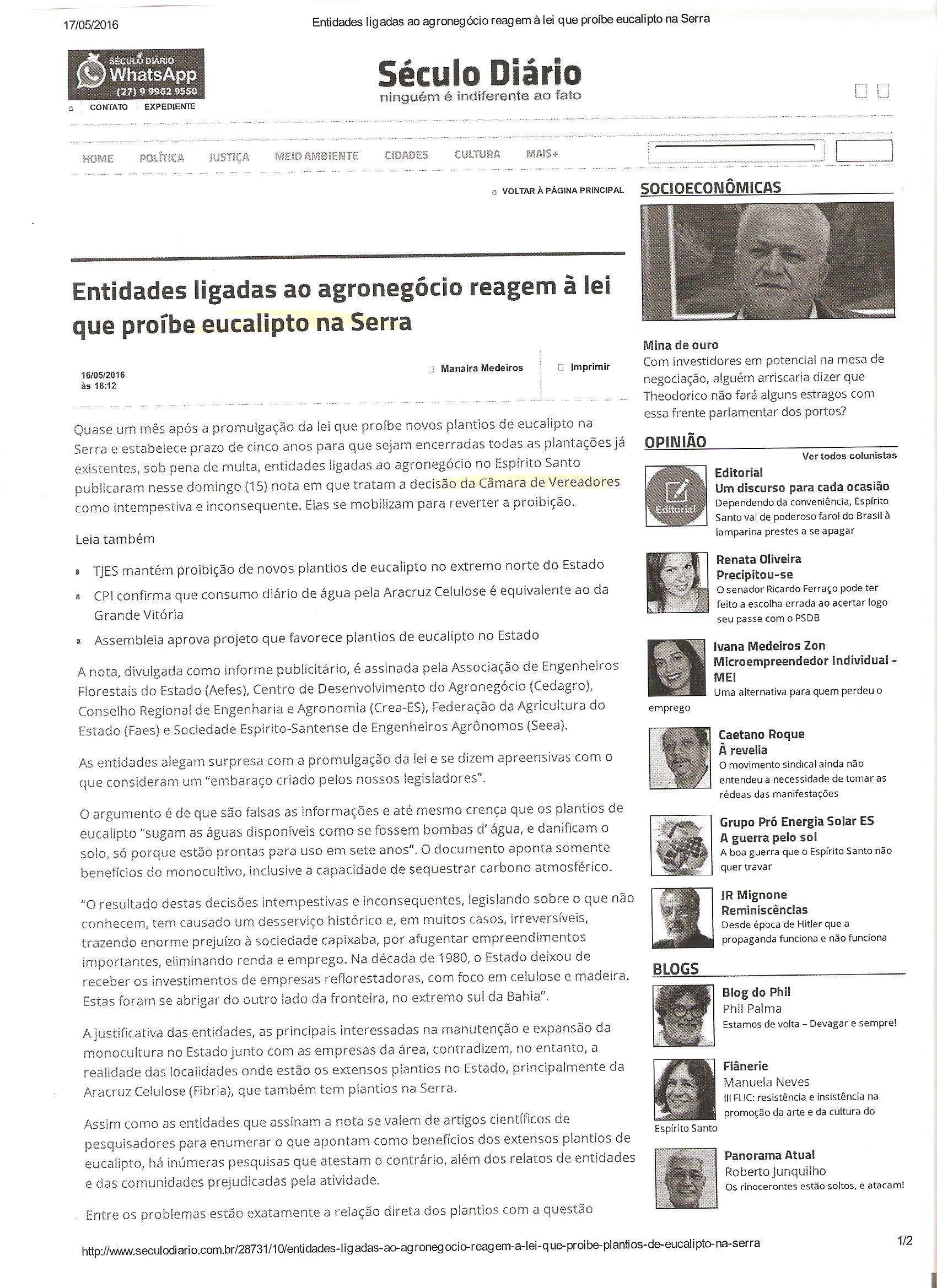 PORTAL SECULO DIARIO