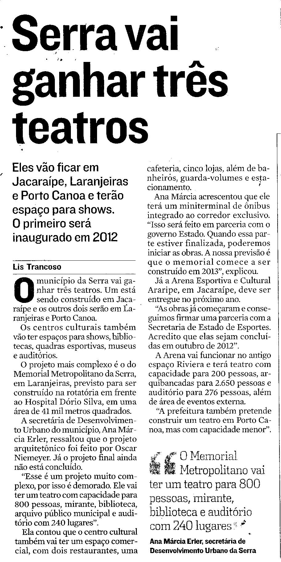 Serra vai ter 618 mil habitantes