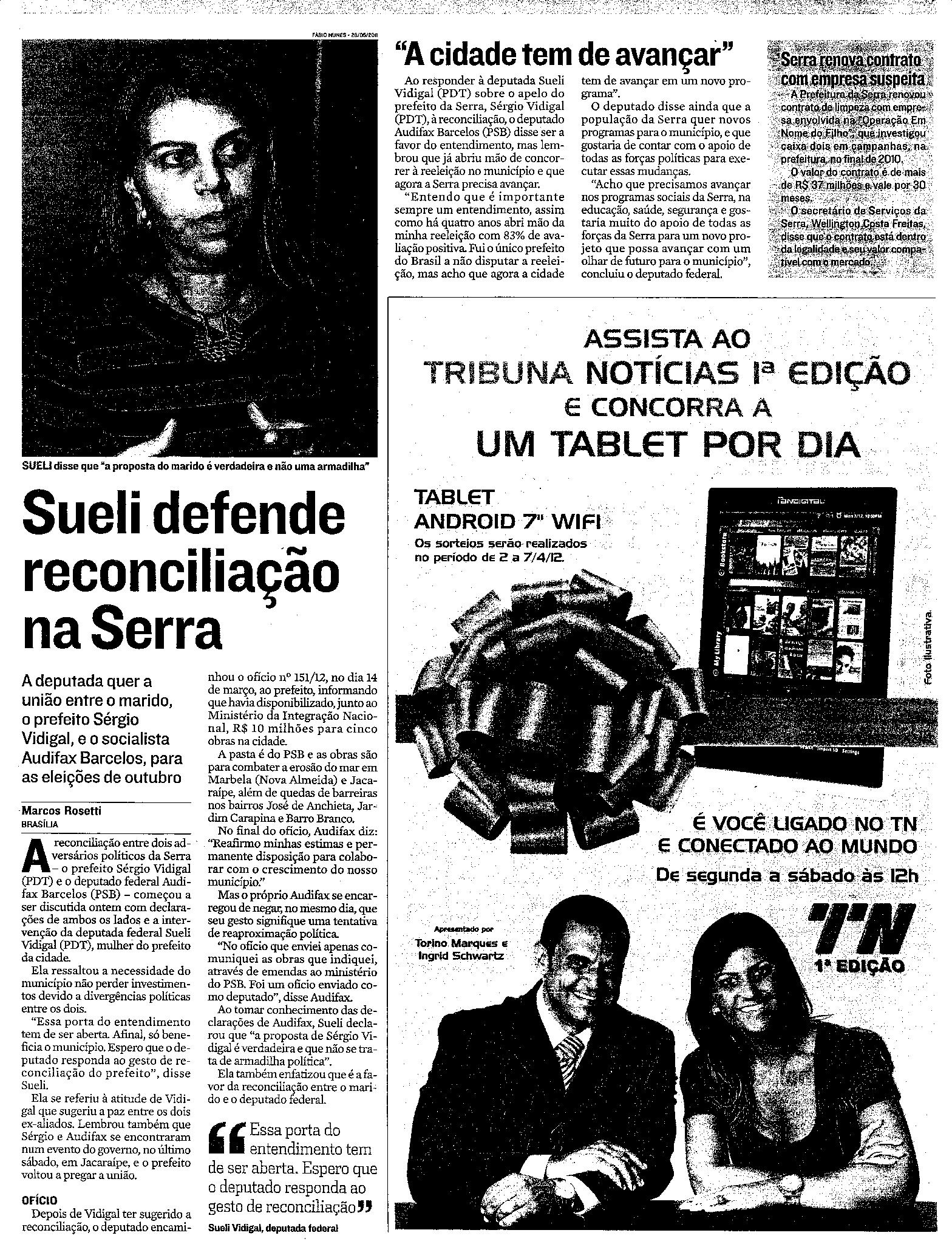 Sueli lidera o ranking de denúncias no TRE