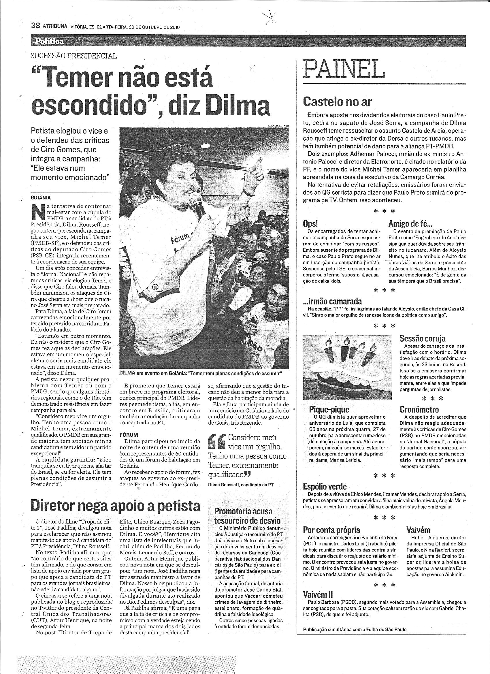 Lutas pelos Royalties - Temer cogita compensar estados produtores