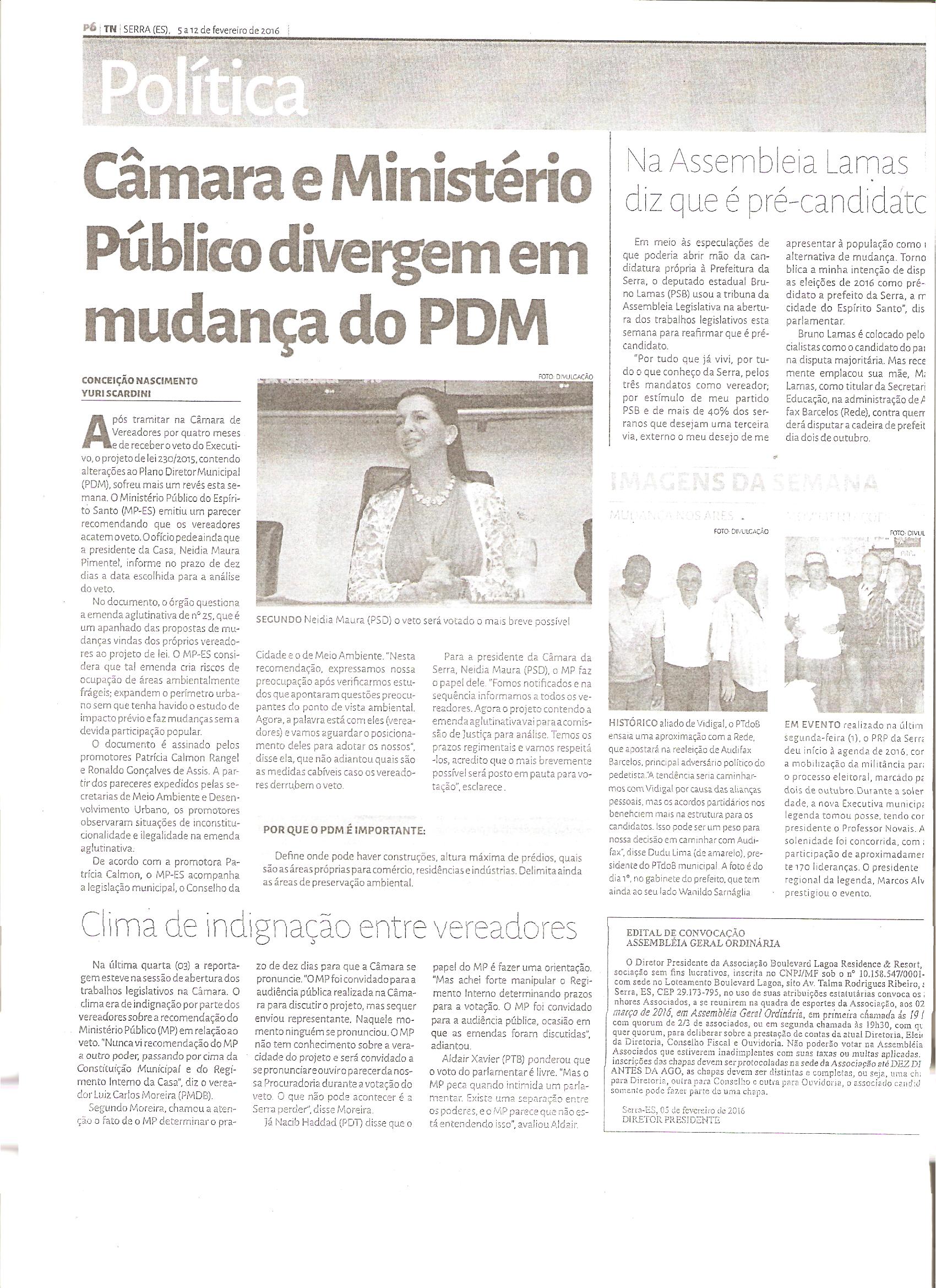 CLIPPING TN12 - 5 a 12/02/2016