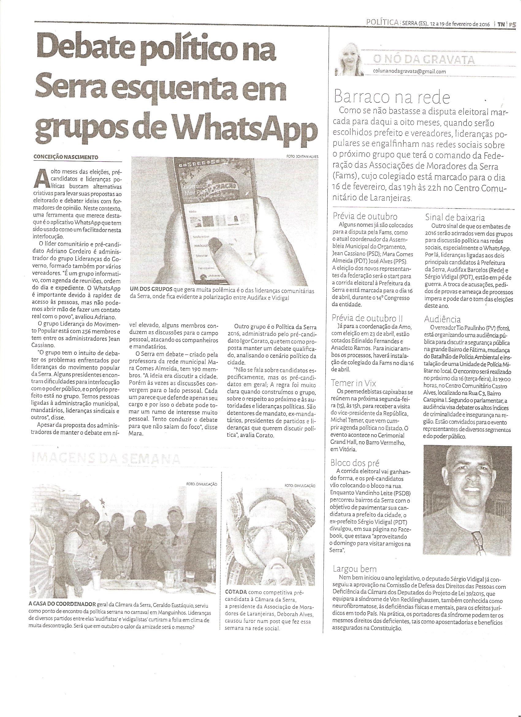 CLIPPING TN14 - 12 a 19/02/2016