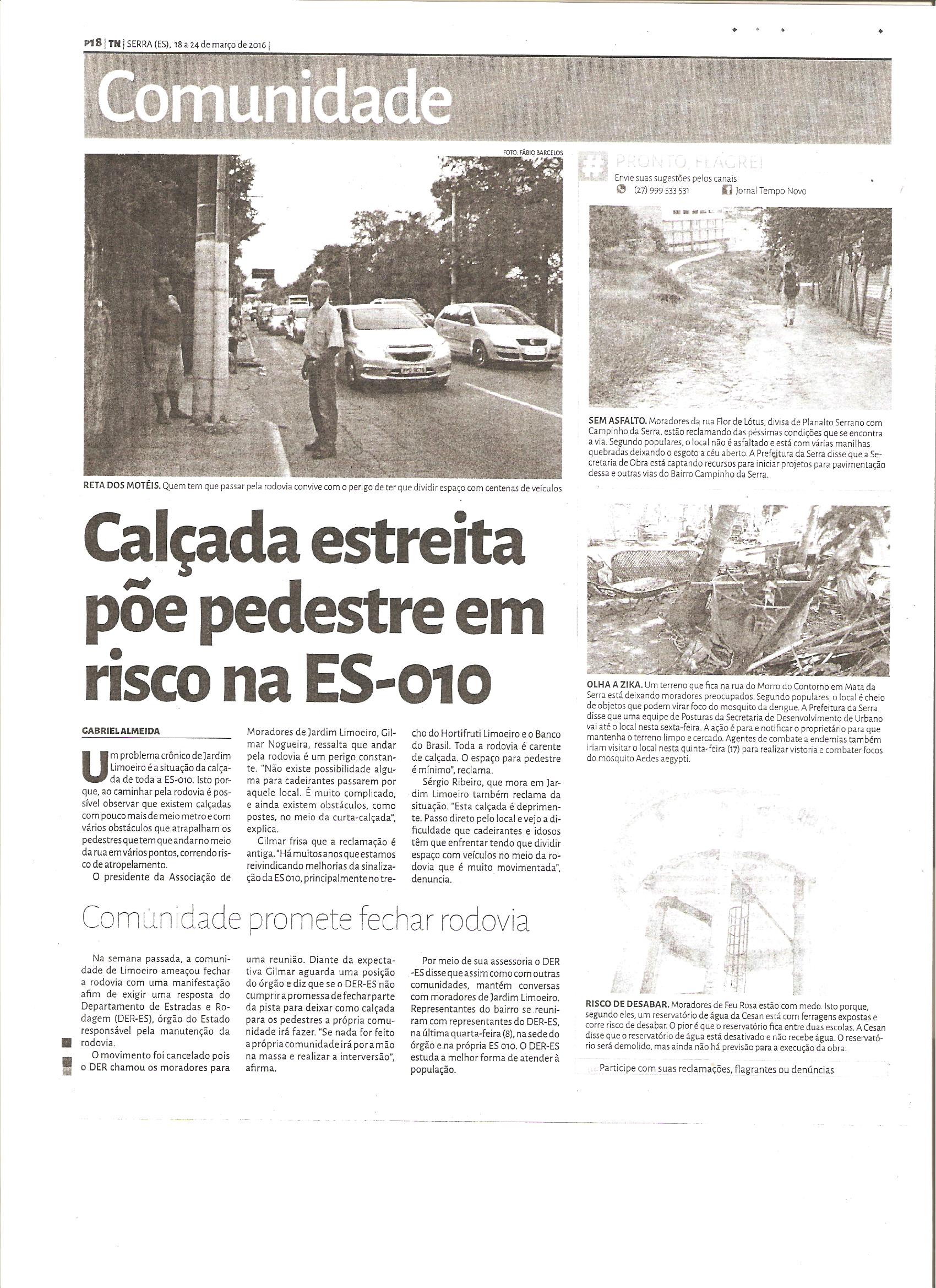 CLIPPING TNo - 18 a 24/03/2016