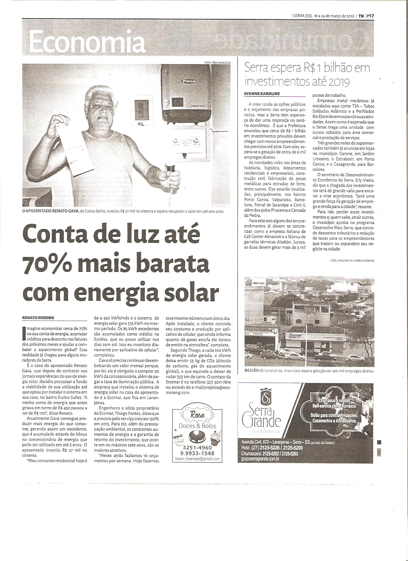 CLIPPING TN - 18 a 24/03/2016
