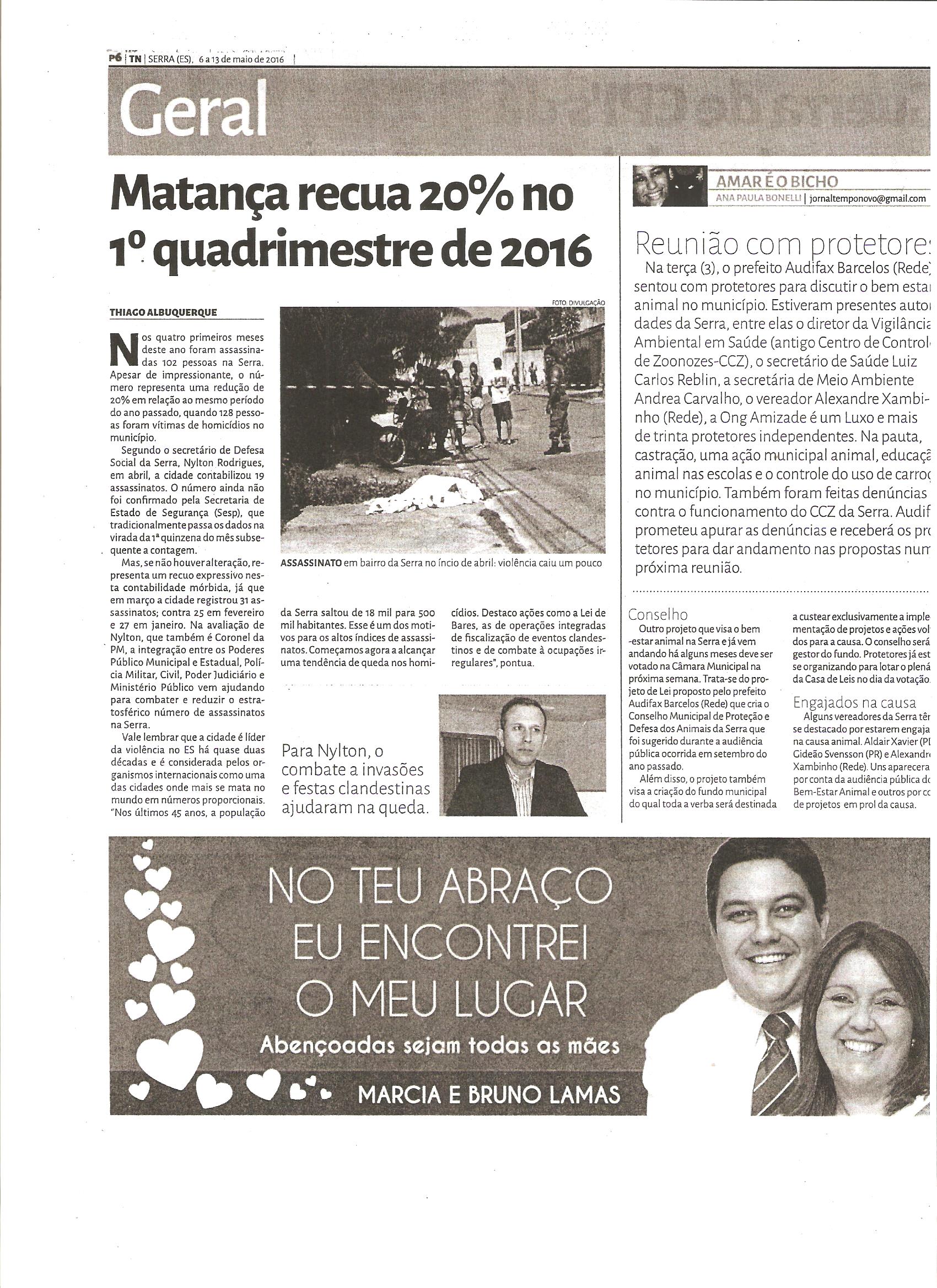 CLIPPING TN2 6 a 13 MAIO