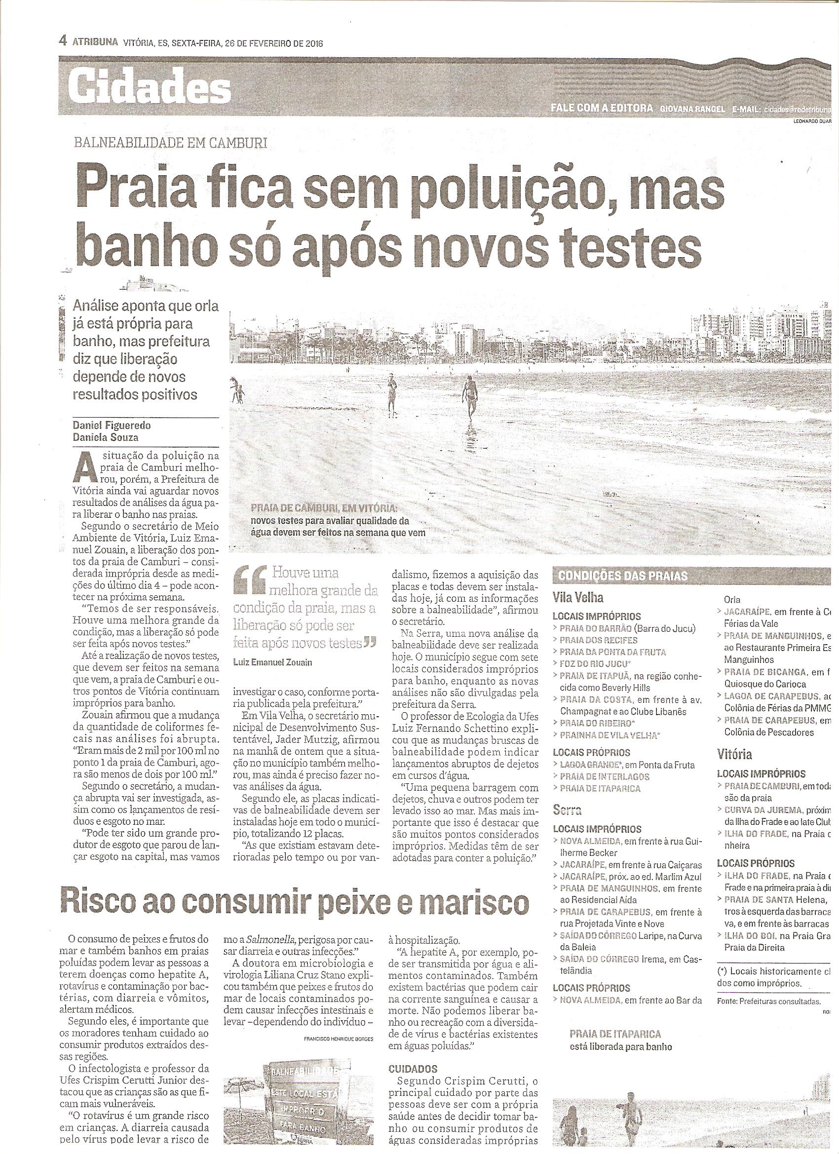 CLIPPING AT - 26/02/2016