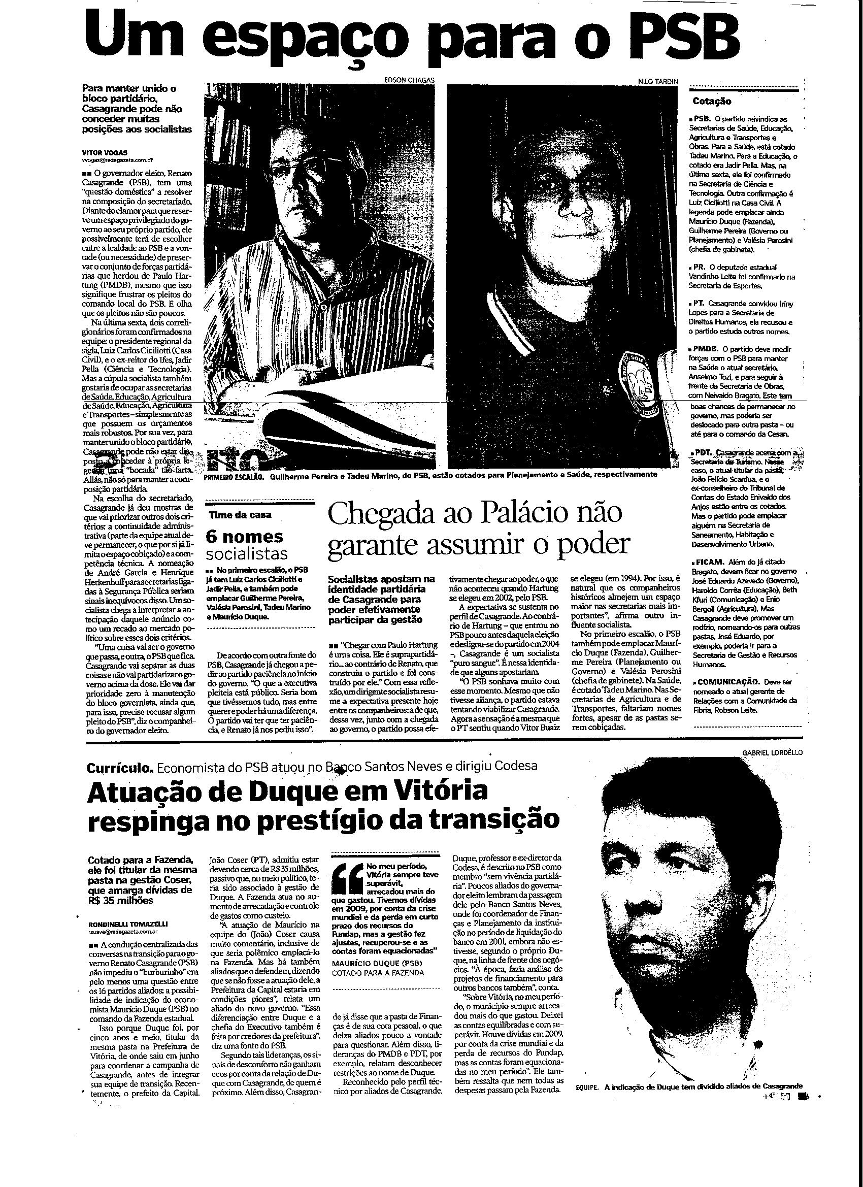 Um espaço para o PSB