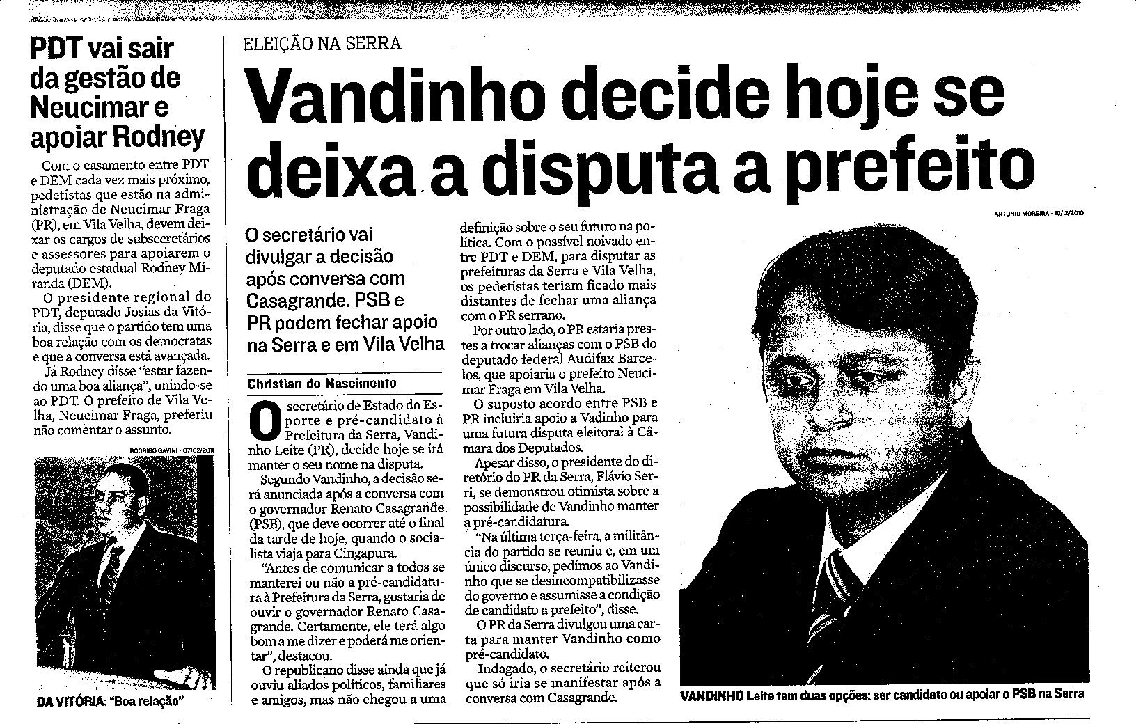 Eleição no Legislativo