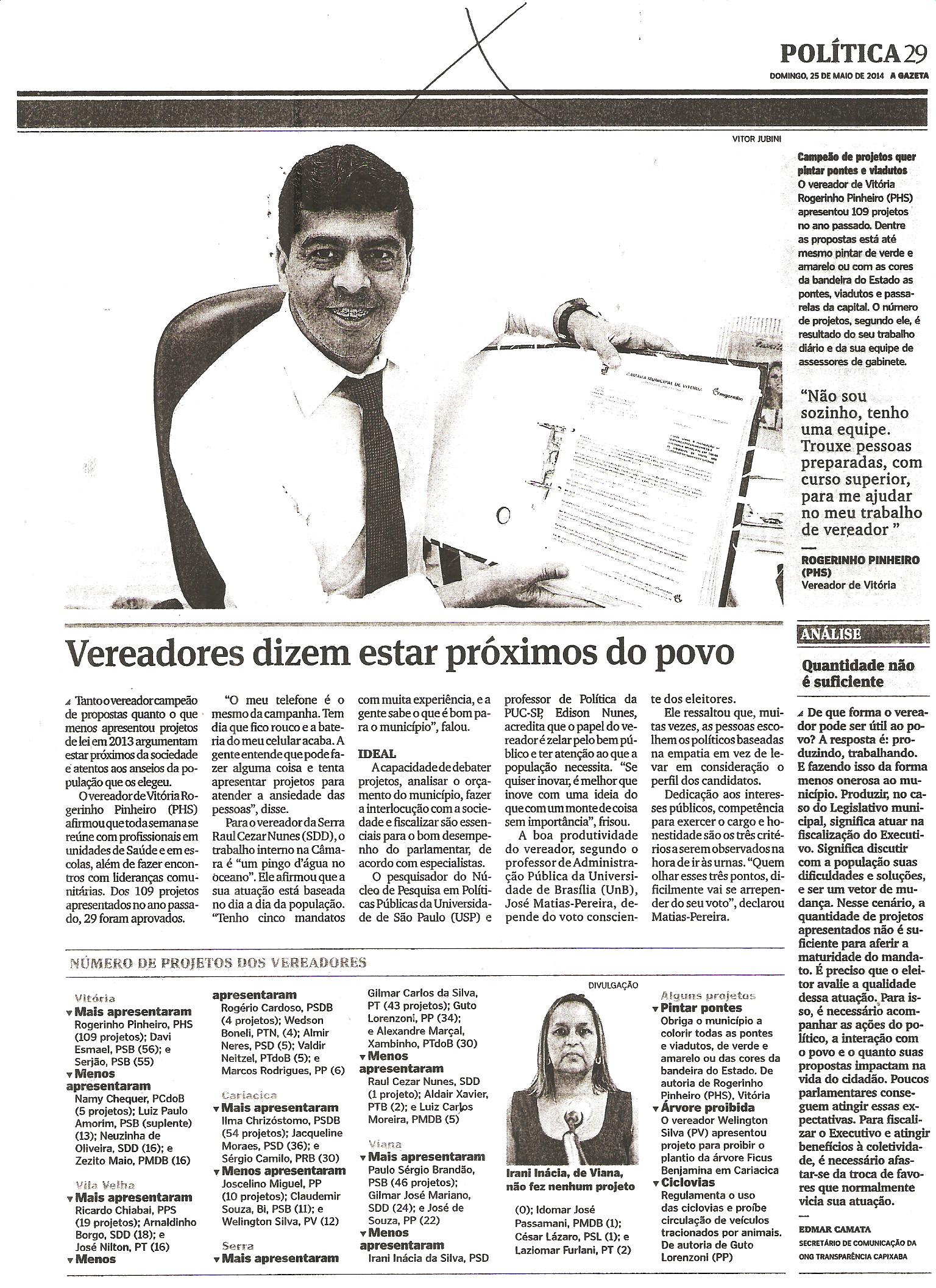 Vereadores dizem estar mais próximos do povo